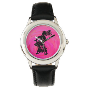 New York Boogie Nights Drum Hot Pink Armbanduhr
