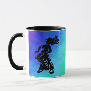 New York Boogie Nights Drum Rainbow Tasse