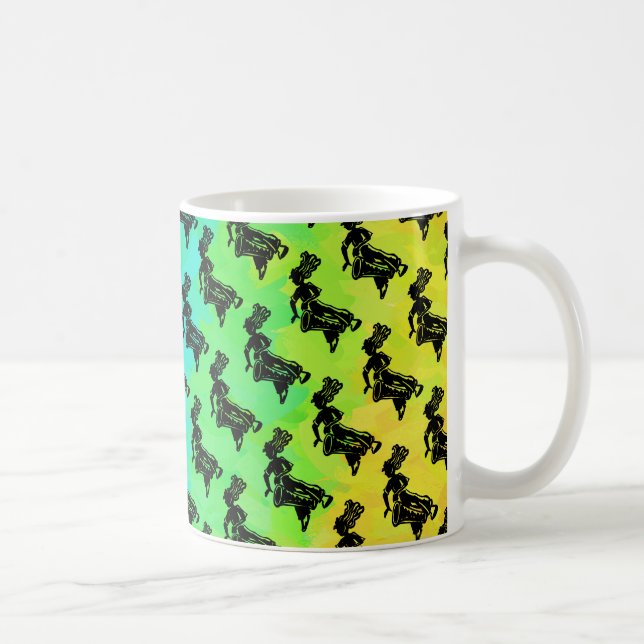 New York Boogie Nights Drum Rainbow Tasse (Rechts)