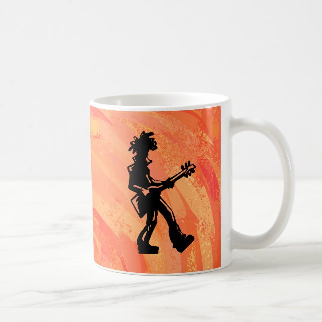 New York Boogie Nights Guitar Orange Tasse (Rechts)