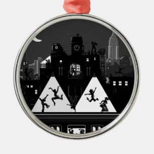 New York Boogie Nights Ornament Aus Metall