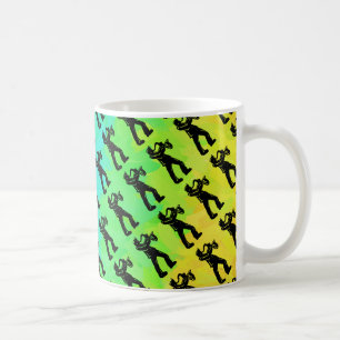 New York Boogie Nights Saxophon Rainbow Kaffeetasse