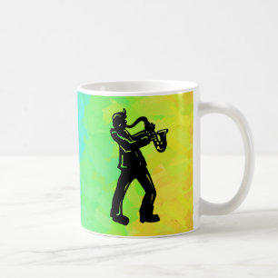 New York Boogie Nights Saxophon Rainbow Tasse