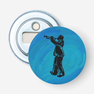 New York Boogie Nights Trumpet Blue Flaschenöffner