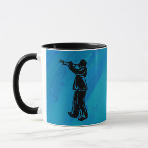 New York Boogie Nights Trumpet Blue Tasse