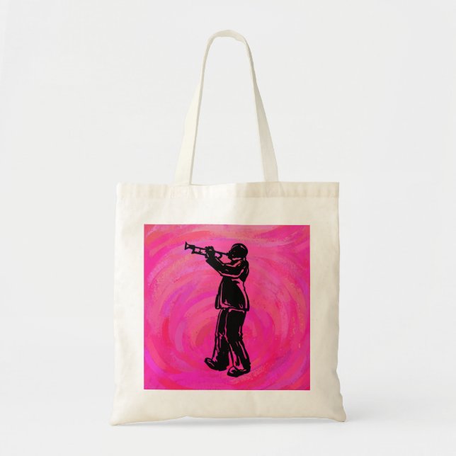 New York Boogie Nights Trumpet Hot Pink Tragetasche (Vorne)
