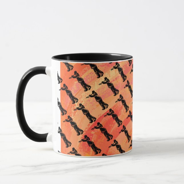 New York Boogie Nights Trumpet Orange Tasse (Links)