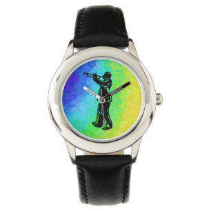 New York Boogie Nights Trumpet Rainbow Armbanduhr