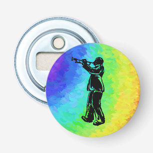 New York Boogie Nights Trumpet Rainbow Flaschenöffner