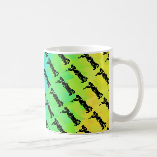 New York Boogie Nights Trumpet Rainbow Tasse (Rechts)