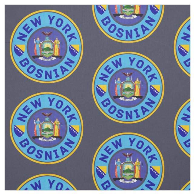 New York Bosnian American Fabric Stoff (Muster)