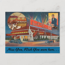 New York, Boulevard Tavern, Supper Club Postkarte