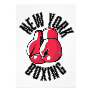 New York Boxing-Logo Fotodruck