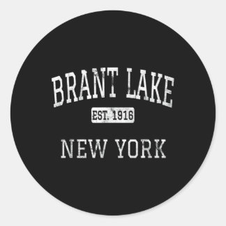 New York Brant Lake New York Ny Runder Aufkleber