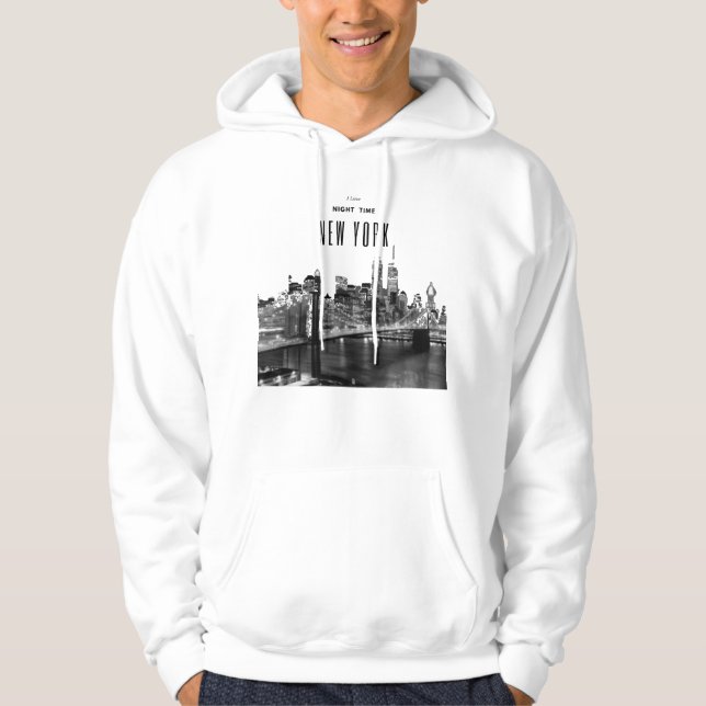 New York Brooklyn Bridge    Hoodie (Vorderseite)