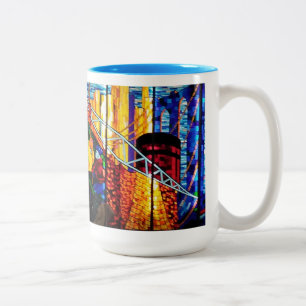 New York Brooklyn Cruise Port Stains Tasse