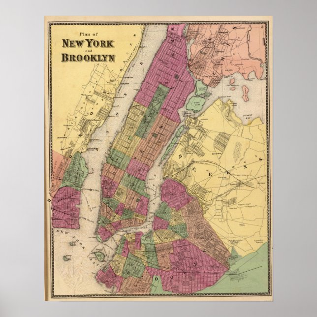 New York, Brooklyn Poster (Vorne)