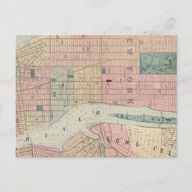 New York, Brooklyn Postkarte (Vorderseite)