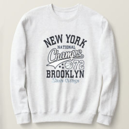 New York Brooklyn state college varsity athletic Sweatshirt