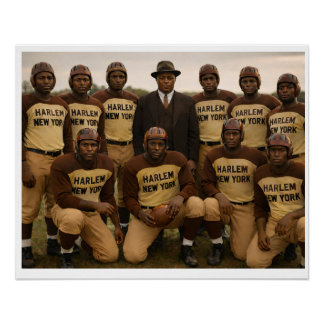 New York Brown Bombers Footballmannschaft Poster