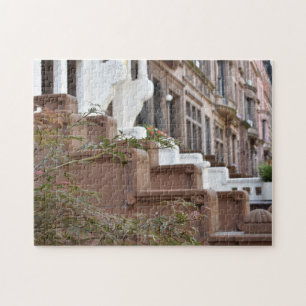 New York Brownstones Upper West Side Gebäude NYC Puzzle