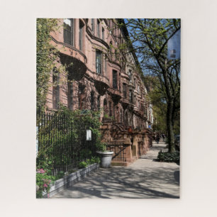 New York Brownstones Upper West Side Gebäude NYC Puzzle