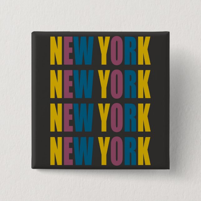 New York Button (Vorderseite)
