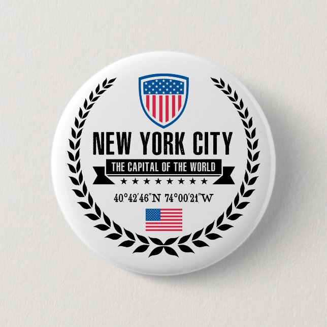 New York Button (Vorderseite)