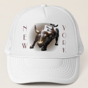 New York Caps Hats New York Souvenir Bull Geschenk Truckerkappe