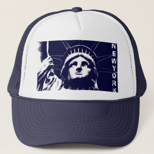 New York Caps Navy New York Souvenir Liberty Gesch Truckerkappe