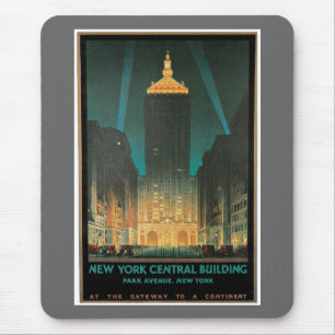 New York Central Building 1930 Mousepad