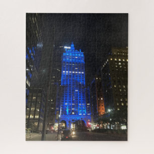 New York Central Gebäude NYC Park Avenue Night Puzzle