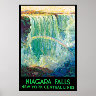 New York Central Line - Fall Niagara Poster
