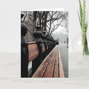 New York Central park greeting card Karte