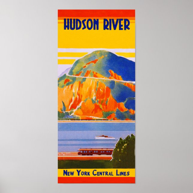 New York Central Railroad, Hudson River Poster (Vorne)