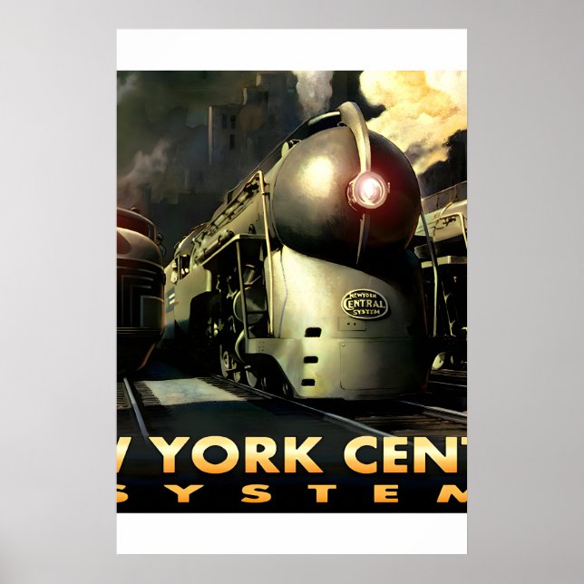 New York Central System Streamliners New Retro Poster (Vorne)