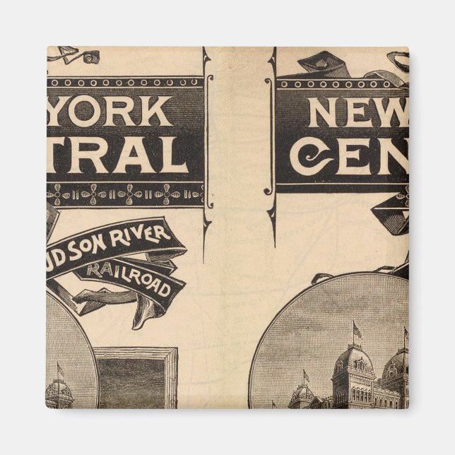 New York Central und Hudson River Railroad Magnet (Vorne)