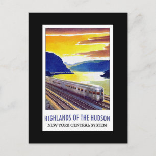 New York Central Vintage-Reiseposter-Postkarte Postkarte