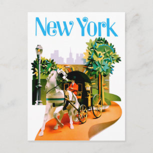 New York, Chariots aus dem Park Postkarte