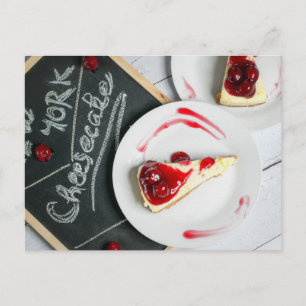 New York Cheesecake Postkarte