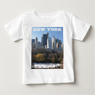 NEW YORK CHRISTMAS BABY T-SHIRT