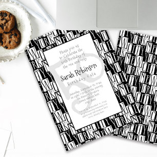 New York City 50. Geburtstagsparty Manhattan Style Einladung