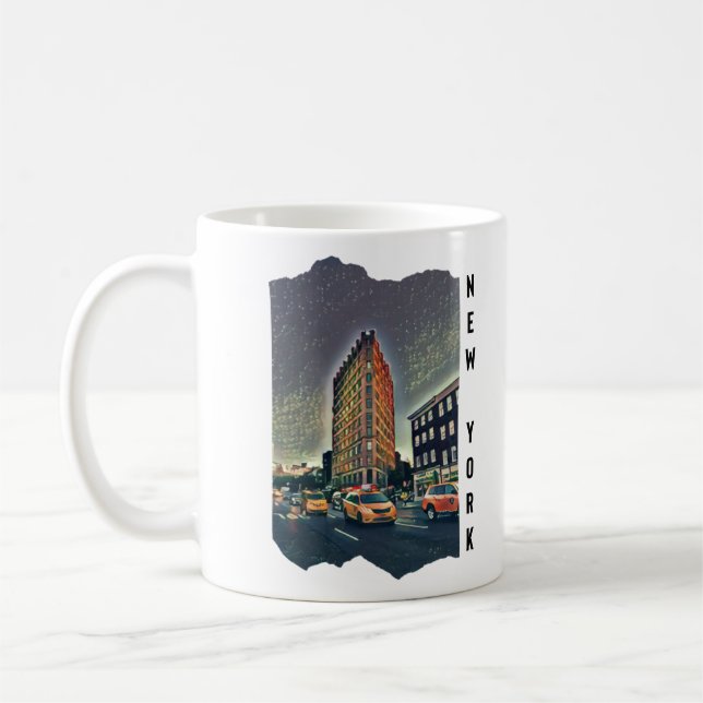 New York City Aesthetic Foto Art Kaffeetasse (Links)