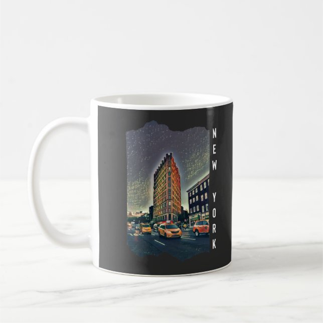 New York City Aesthetic Foto Art Kaffeetasse (Links)