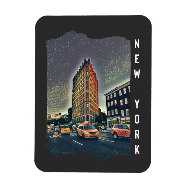 New York City Aesthetic Foto Art Magnet (Vertikal)