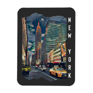 New York City Aesthetic Foto Art Magnet