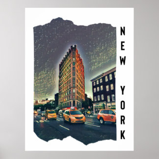 New York City Aesthetic Foto Art Poster