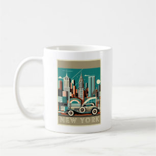 New York City Art Deco Kaffeetasse