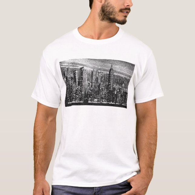 New York City Artwork T-Shirt (Vorderseite)