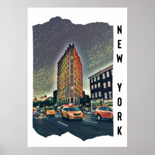 New York City Ästhetik Foto Kunst Poster